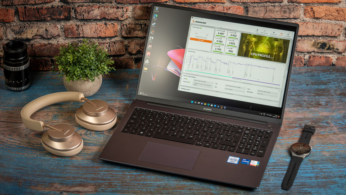 The Huawei MateBook D16 isn't great for serious gamers. Picture: Noel Campion. The Huawei MateBook D16 isn't great for serious gamers. Picture: Noel Campion.