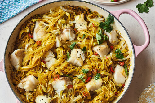 Coconut fish noodles