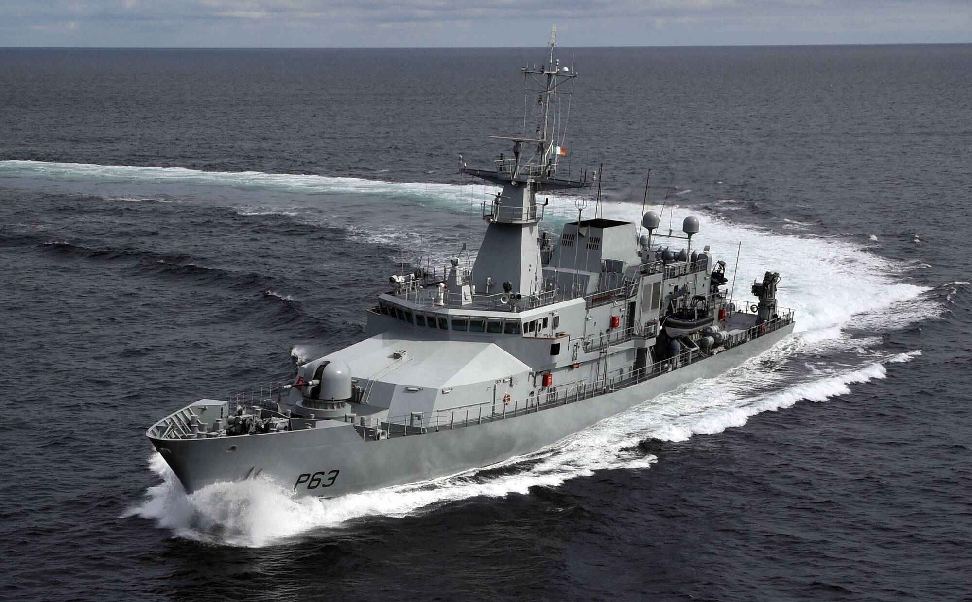 Five Naval Service crew received medical treatment after getting into difficulties off Cork coast