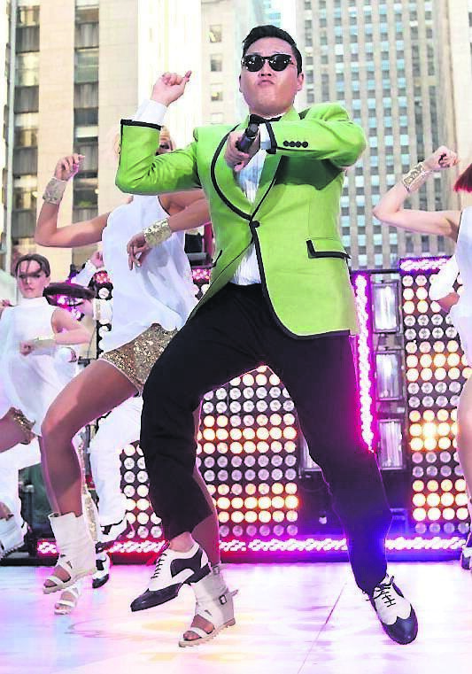 Psy performs Gangnam Style on TODAY in New York. Picture: Jason Decrow/Invasion AP
