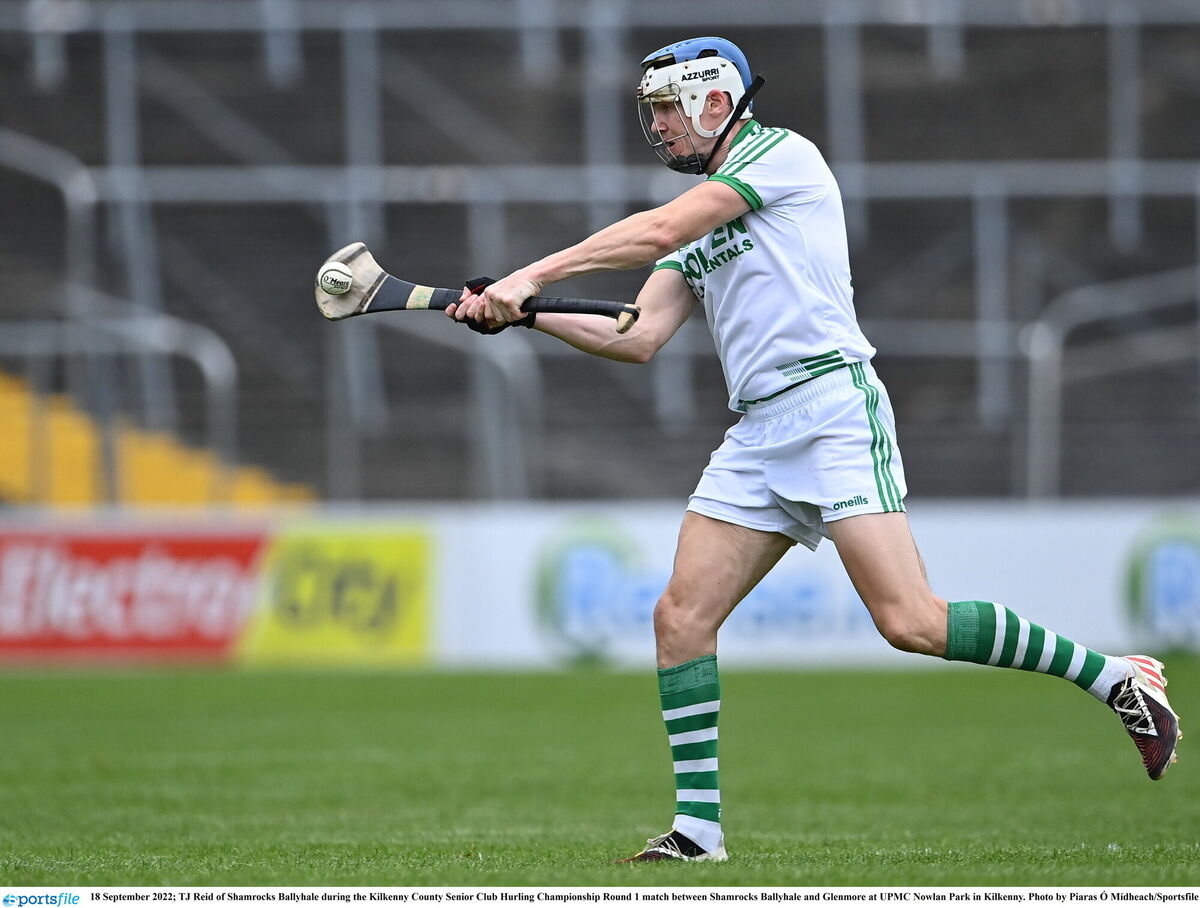 STAR: TJ Reid of Shamrocks Ballyhale during the Kilkenny County Senior Club Hurling Championship Round 1 match between Shamrocks Ballyhale and Glenmore at UPMC Nowlan Park. Pic: Piaras Ó Mídheach/Sportsfile STAR: TJ Reid of Shamrocks Ballyhale during the Kilkenny County Senior Club Hurling Championship Round 1 match between Shamrocks Ballyhale and Glenmore at UPMC Nowlan Park. Pic: Piaras Ó Mídheach/Sportsfile