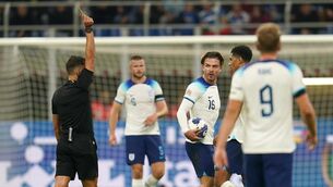 <p>RELEGATED: England endured a frustrating night in Milan. Pic: Nick Potts/PA</p>