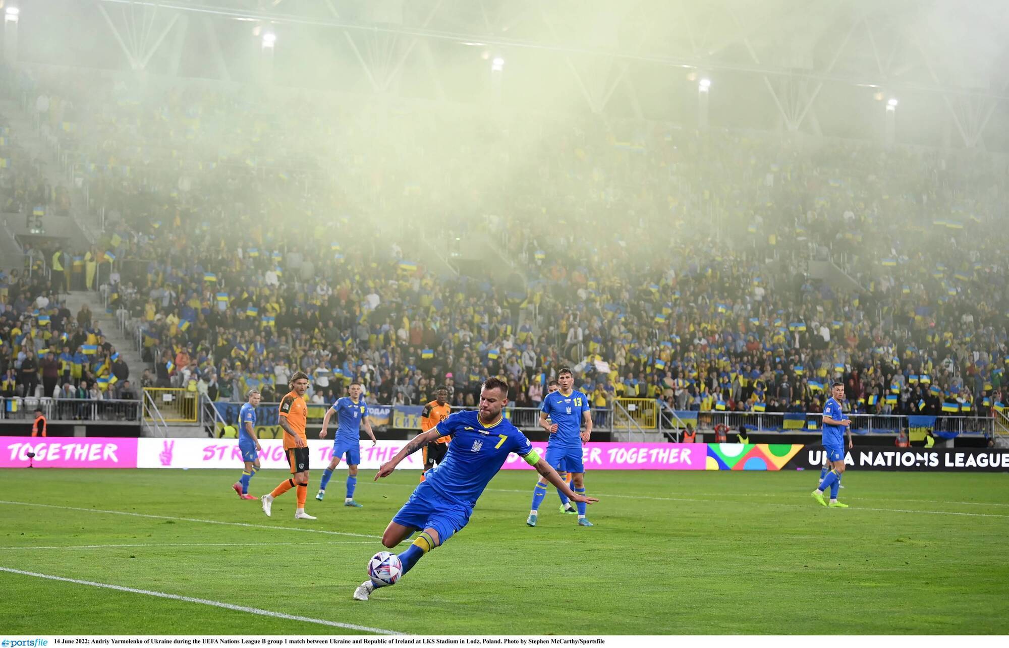 Ukraine put top spot in Nations League beyond Ireland