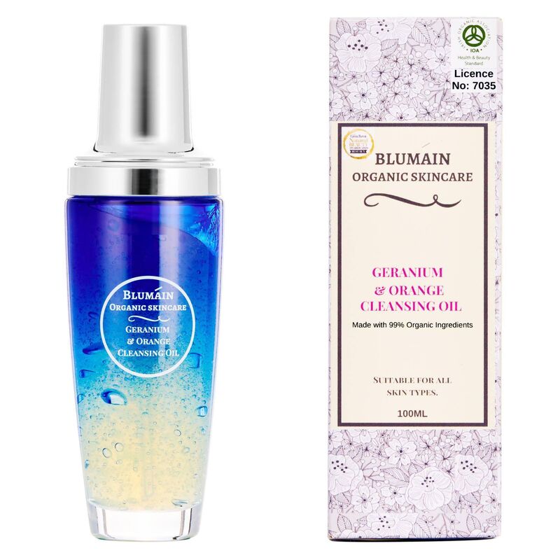 Blumáin Organic Skincare Geranium & Orange Cleansing Oil Blumáin Organic Skincare Geranium & Orange Cleansing Oil