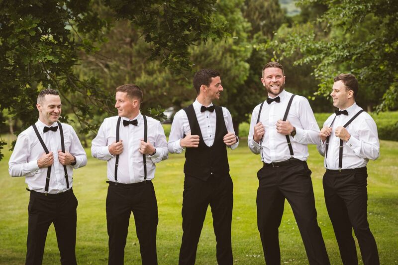 Paul Keith with Stephen Keith, Liam Crean, Aidan Clarke and Brian Bell