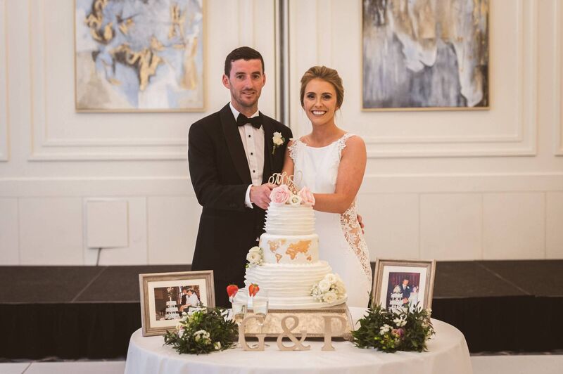 Gillian McCarthy and Paul Keith's floral arrangements are by Florist4U in Cork