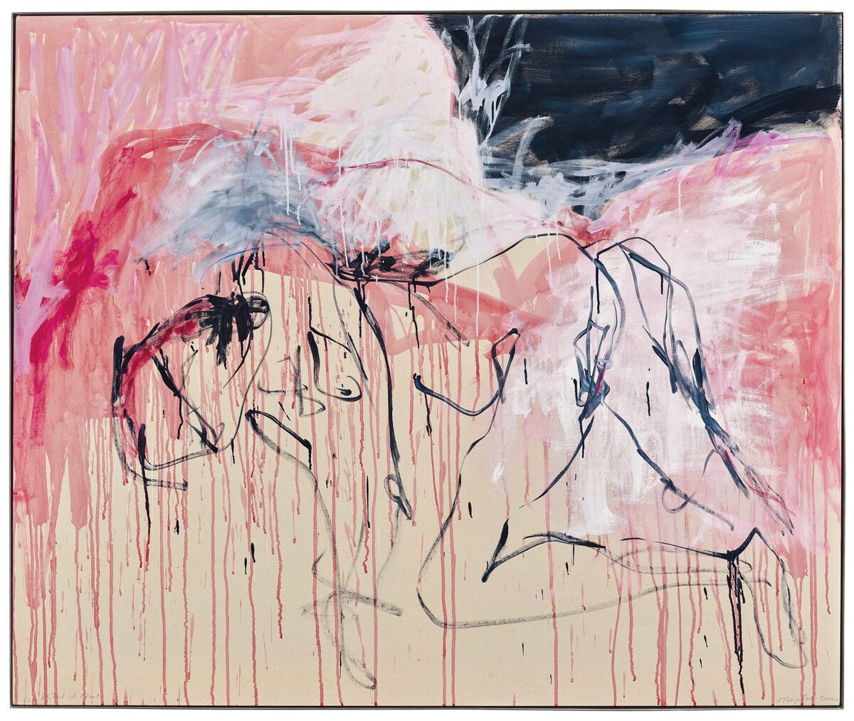 'Like a Cloud of Blood' by Tracey Emin. 'Like a Cloud of Blood' by Tracey Emin.