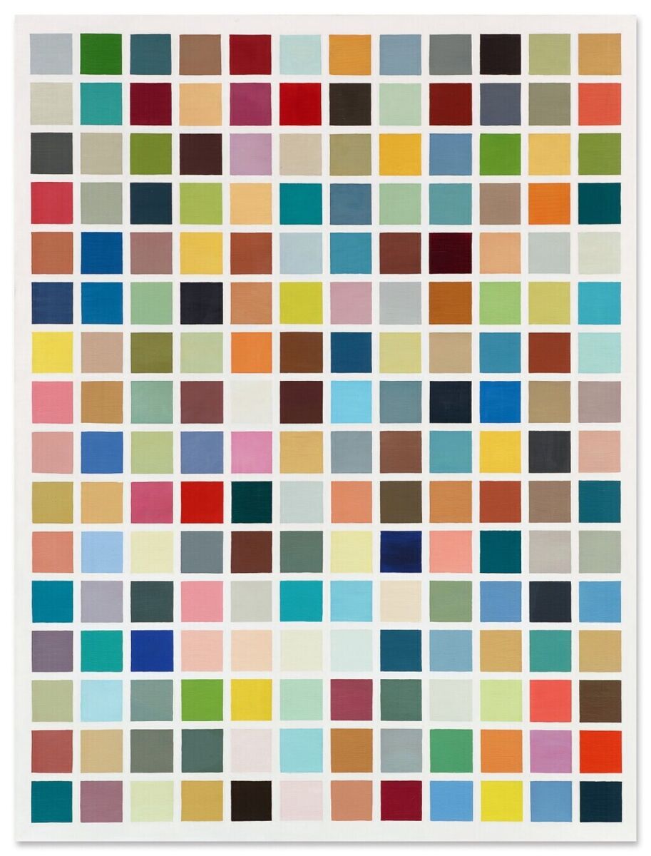 '192 Farben (192 Colours)' by Gerhard Richter. '192 Farben (192 Colours)' by Gerhard Richter.