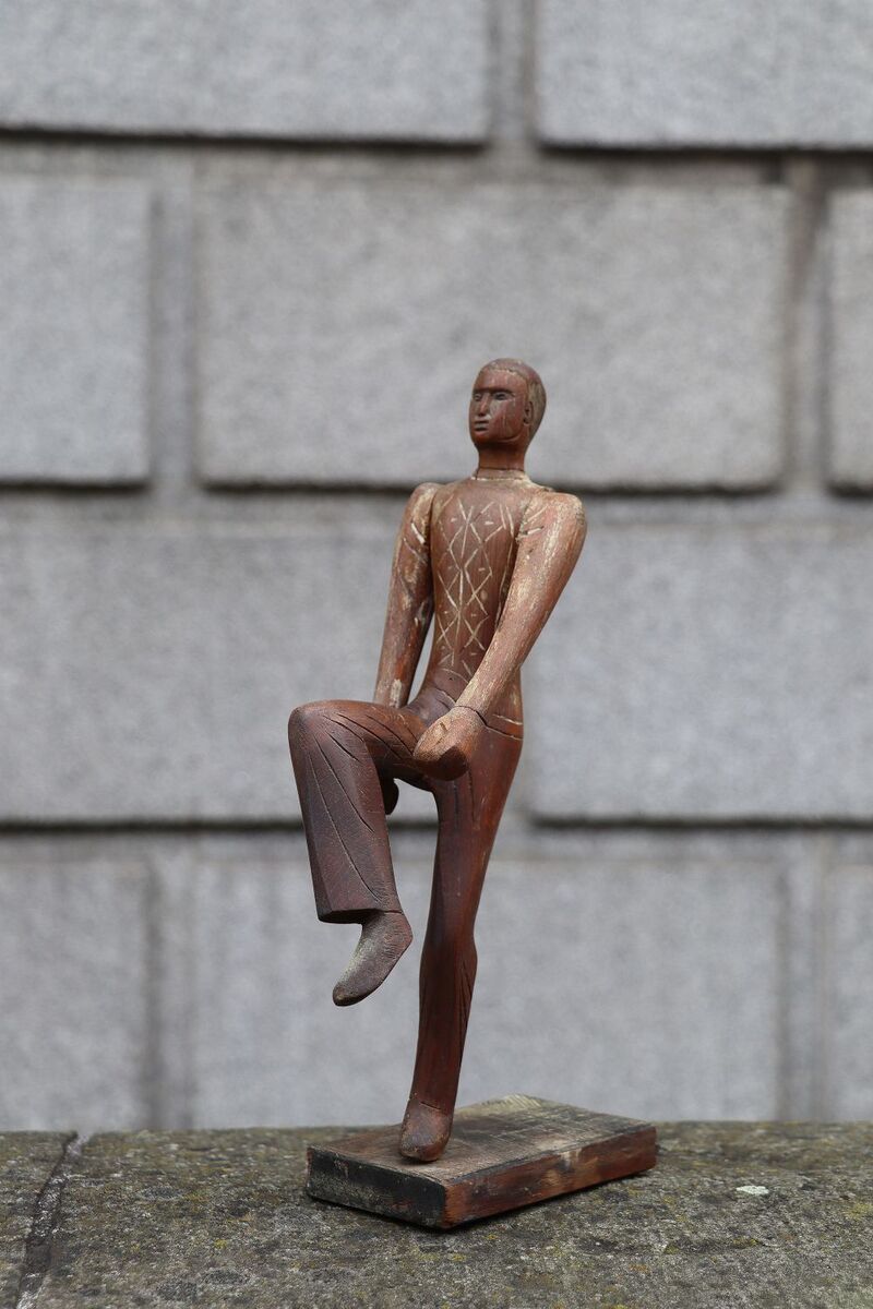 'Irish Dancer' by Oisin Kelly at de Veres. 'Irish Dancer' by Oisin Kelly at de Veres.