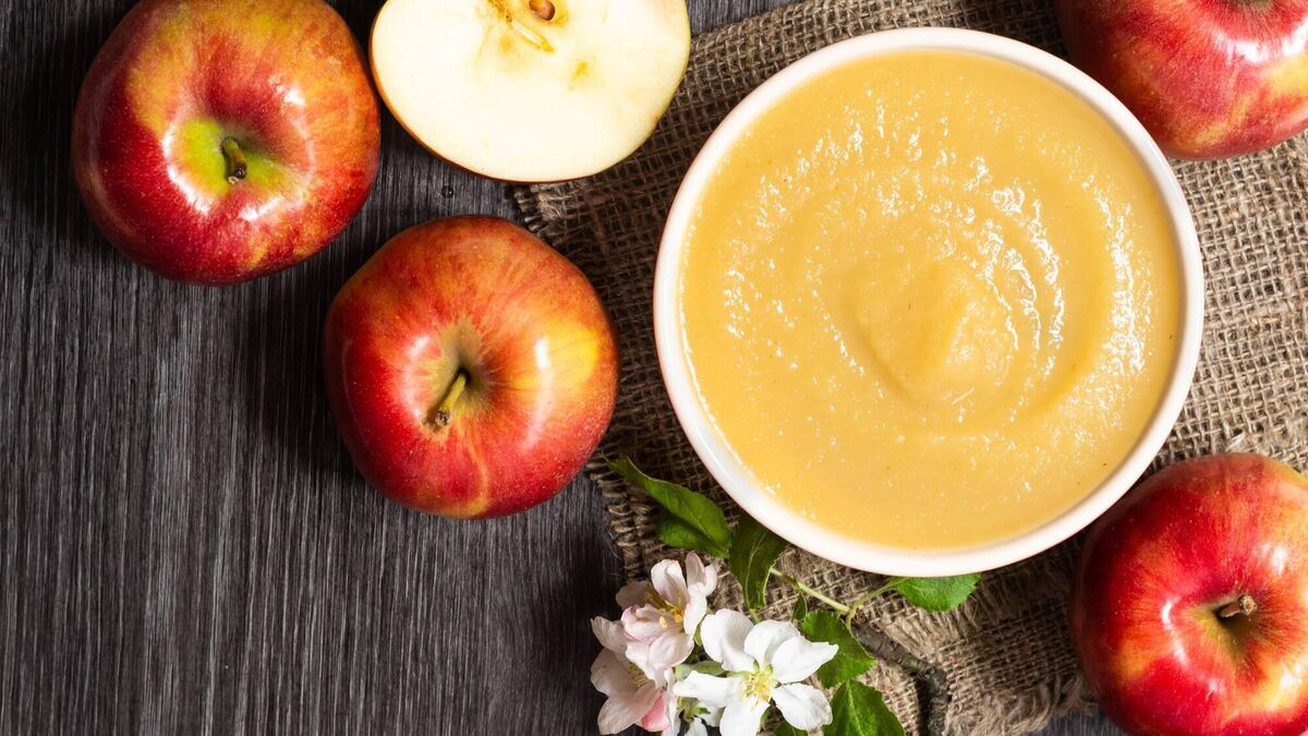 Bramley Apple and Sweet Geranium Sauce
