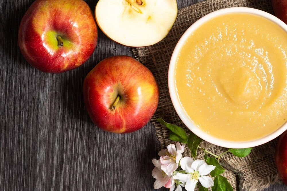 Bramley Apple and Sweet Geranium Sauce