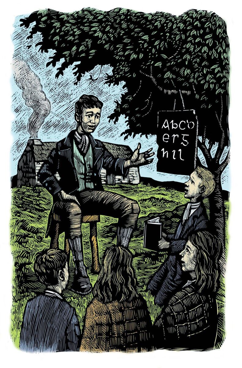 An illustration from An Irish Folklore Treasury