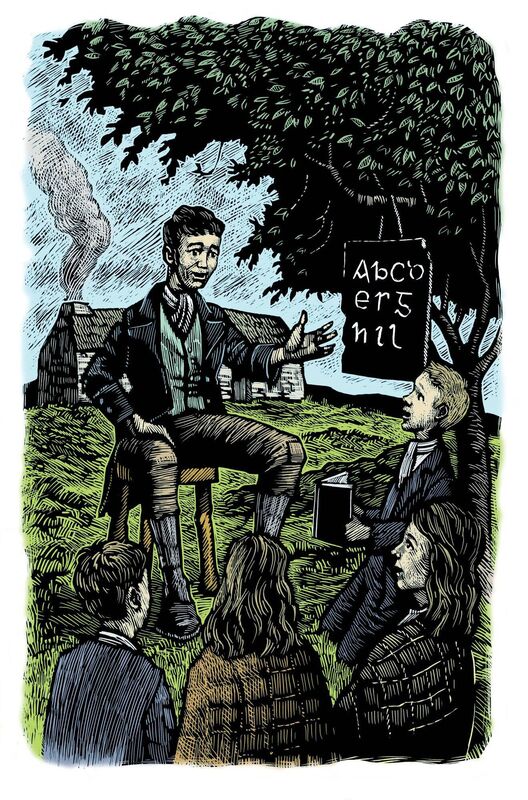 An illustration from An Irish Folklore Treasury