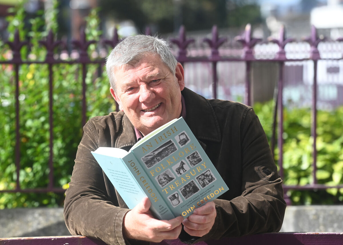 John Creedon with his new book. Picture: Larry Cummins 