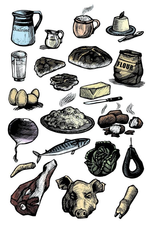 An illustration from An Irish Folklore Treasury