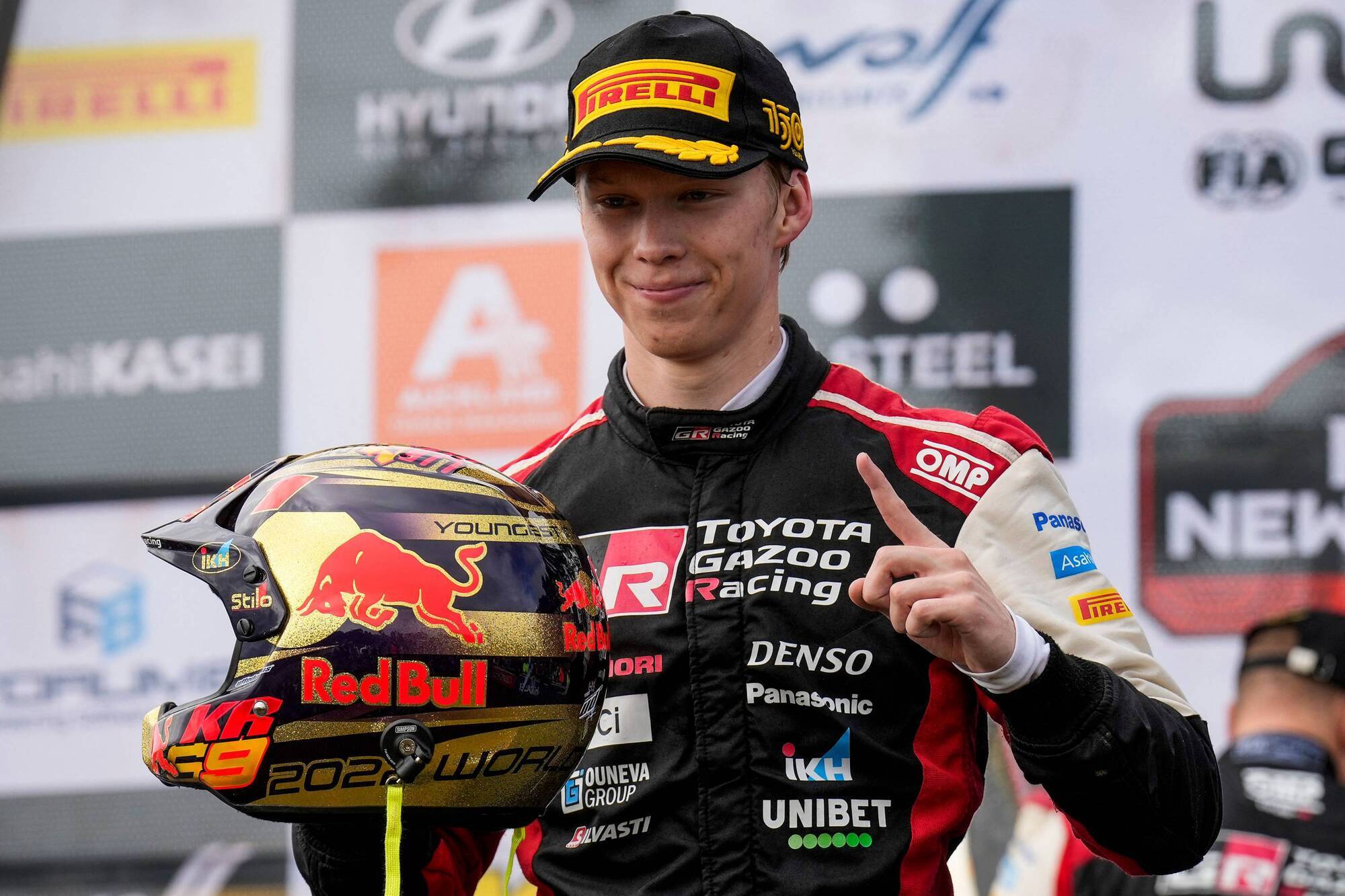 Kalle Rovanpera becomes youngest driver to win the World Rally Championship