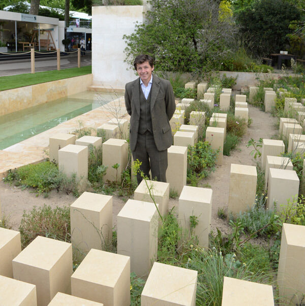 Gold medal-winning James Basson in his M&G Garden which was one of the favourites to win at the RHS Chelsea Flower Show.
