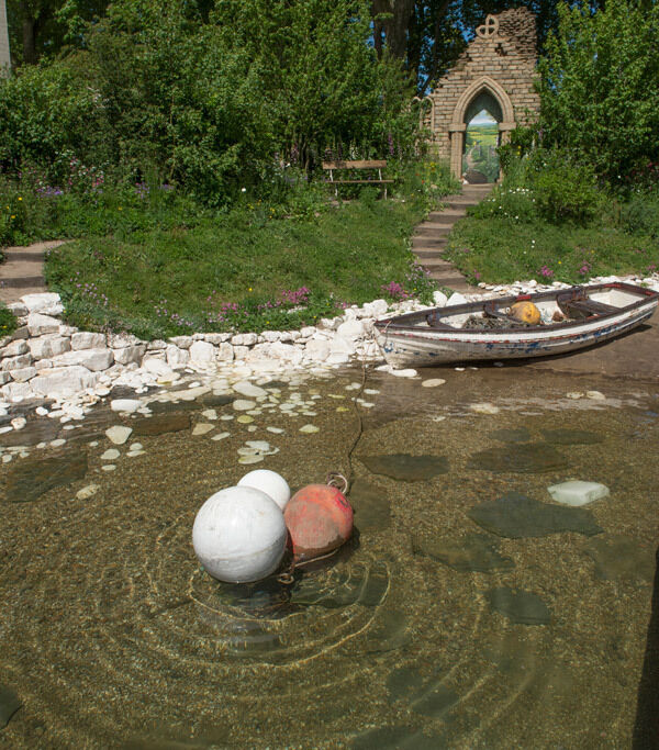 The Welcome to Yorshire garden which was awarded Silver at the show.