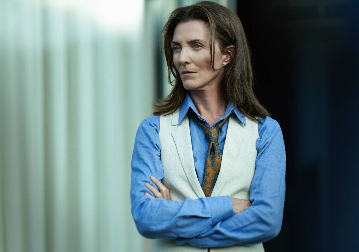 Michelle Fairley in Gangs of London series two. Michelle Fairley in Gangs of London series two.
