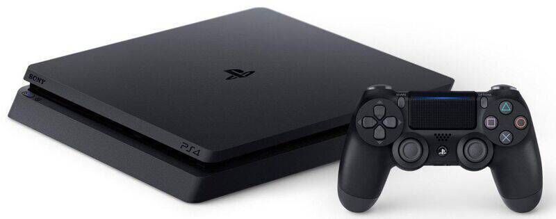 Sony PlayStation 4 Slim with one controller 