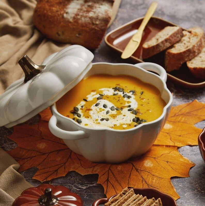 Large Pumpkin Oven Dish €18, Penneys