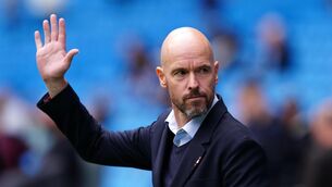 <p>REALITY CHECK: Erik Ten Hag’s Manchester United came undone at neighbours City last weekend. Pic: Martin Rickett/PA</p>