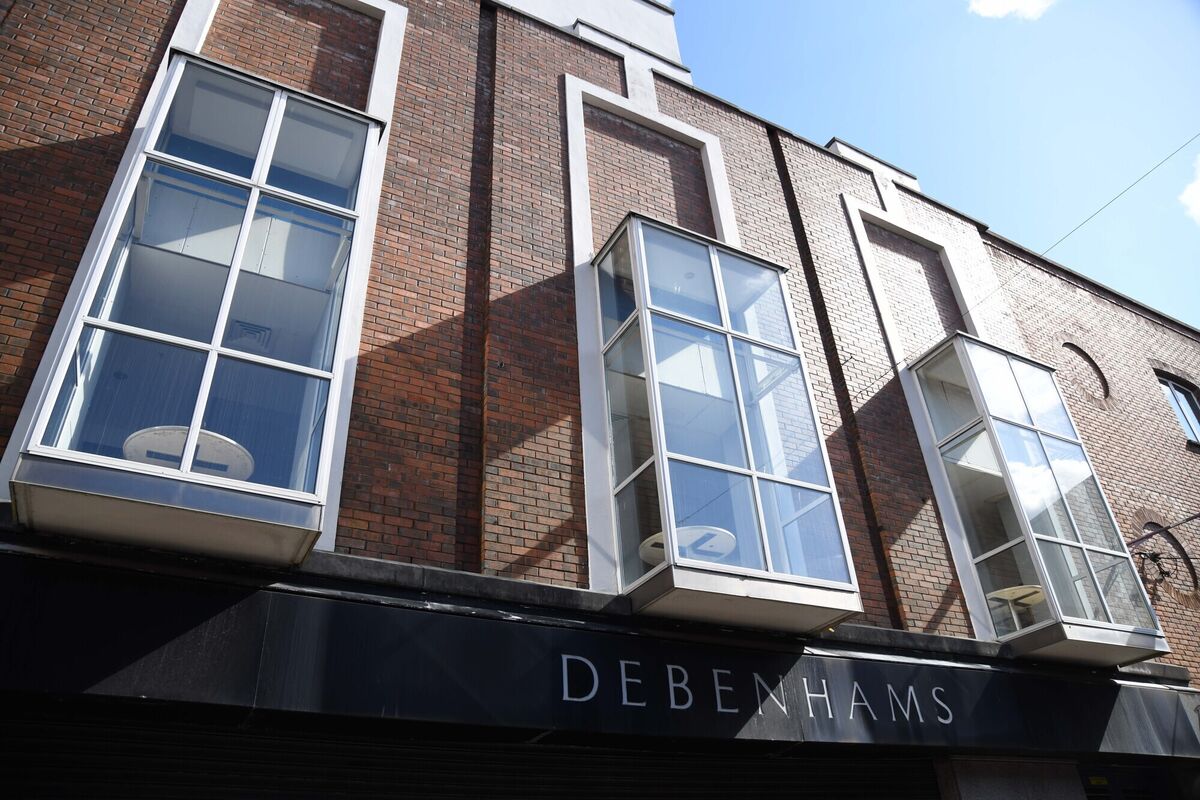 The side of the building along Maylor Street of the former Debenhams store in Cork city centre The side of the building along Maylor Street of the former Debenhams store in Cork city centre