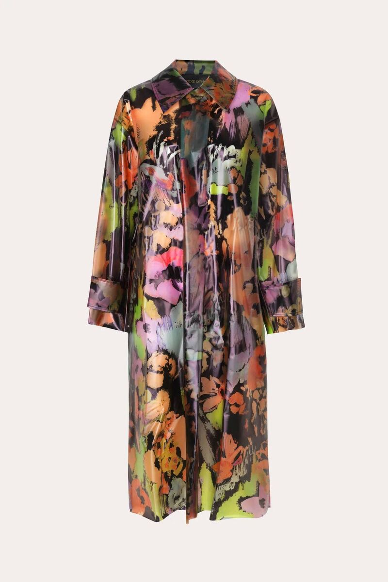 'Desiree' abstract night floral coat, Stine Goya, €370