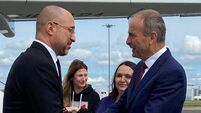 Ukrainian leader thanks Ireland for humanitarian support
