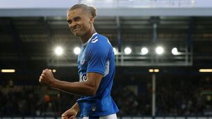 <p>FIT AND FIRING: Everton striker Dominic Calvert-Lewin looks set to make his long-awaited return from injury this weekend. Pic: Barrington Coombs/PA</p>