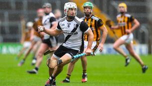 <p>HEADS-UP HURLING: Niall O'Meara of Kilruane MacDonaghs during the Tipperary County Senior Hurling Championship Semi-Final match between Kilruane MacDonaghs and Upperchurch-Drombane at FBD Semple Stadium in Thurles, Tipperary. Pic: Michael P Ryan/Sportsfile</p>