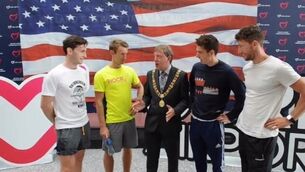 WATCH: Rowing World Cup champions arrive at Cork Airport