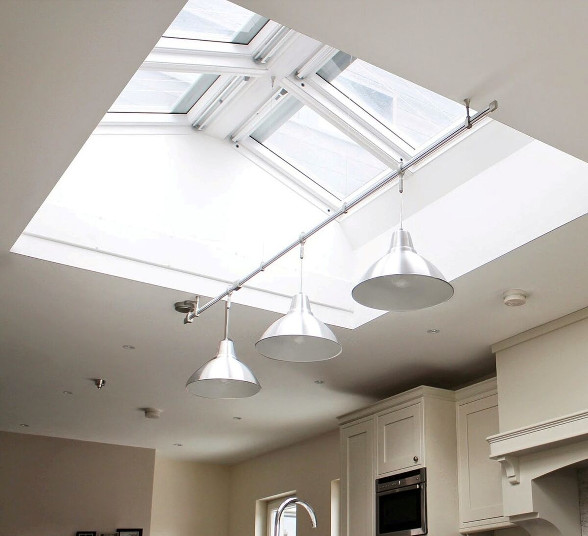 Architects seem to love flat-roof extensions or low-pitch membrane ones.