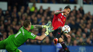 <p>Manchester United’s Antony has scored in his first three matches for the club (Peter Byrne/PA)</p>
