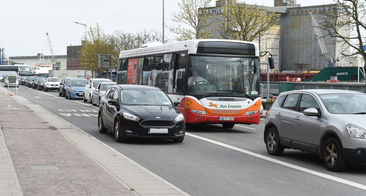 And whether in a bus or a car, when stuck in endless congestion you will inevitably think that surely, surely, there has to be a better way for things to work. Picture: Larry Cummins