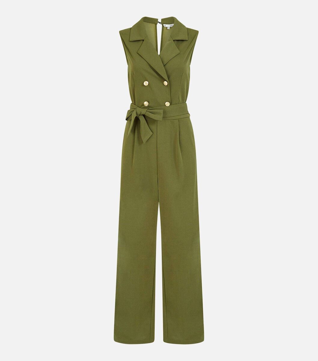 Khaki military Jumpsuit, €65, New Look