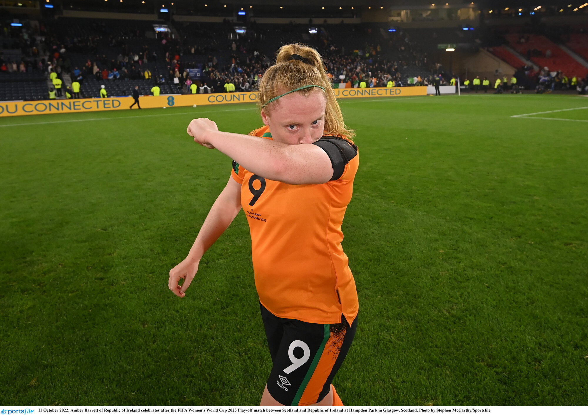 Ireland hero Amber Barrett reflects on a night of mixed emotions