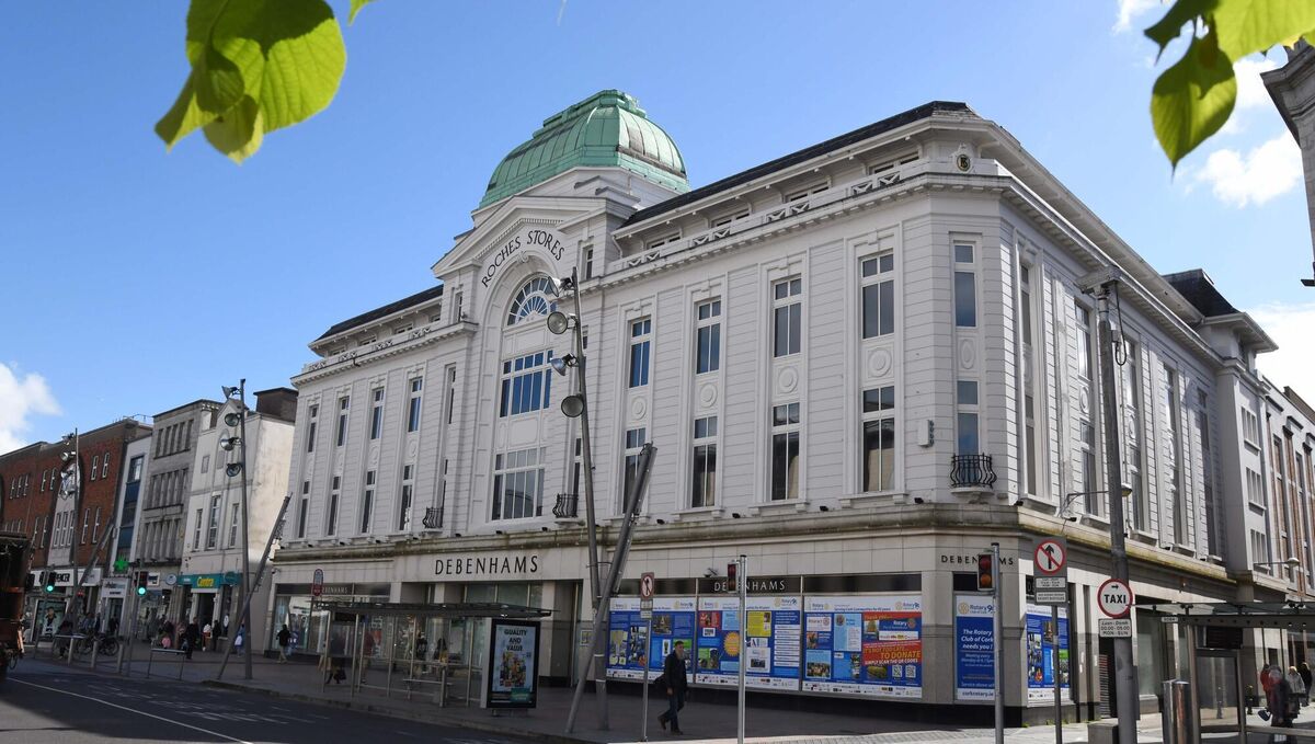 The former Debenhams store at S. Patrick's Street, Cork. Picture: Denis Minihane