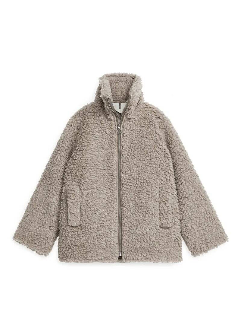 Wool blend-pile jacket, Arket, €179 Wool blend-pile jacket, Arket, €179