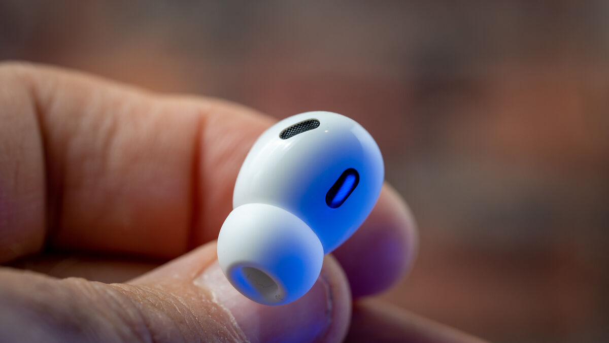 Apple AirPods Pro have class-leading ANC. Picture: Noel Campion. Apple AirPods Pro have class-leading ANC. Picture: Noel Campion.