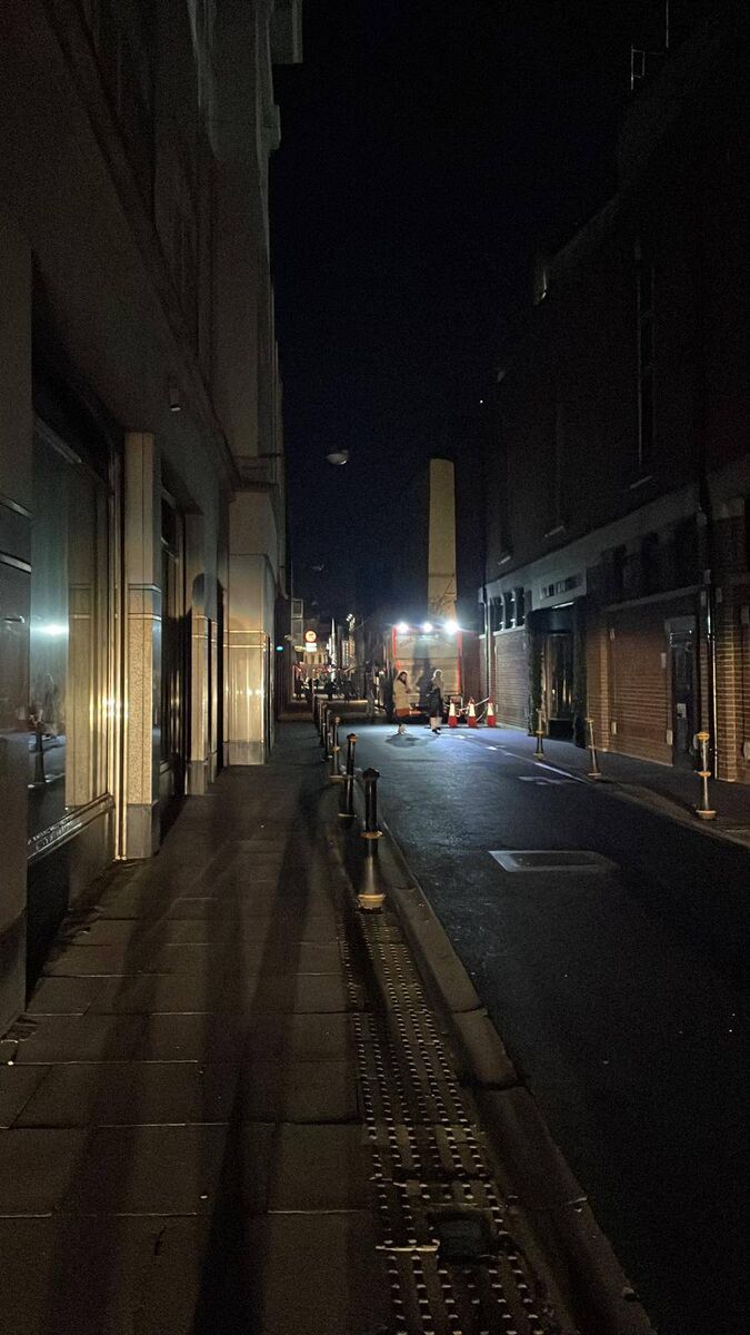 The lights have gone out in the centre of Cork city
