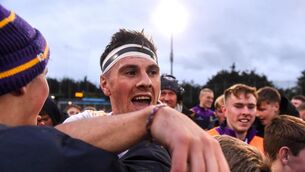 <p>MAIN ATTRACTION: Shane Walsh of Kilmacud Crokes celebrates after the Dublin County Senior Club Championship Football Final match between Kilmacud Crokes and Na Fianna at Parnell Park in Dublin. Pic: Daire Brennan/Sportsfile</p>