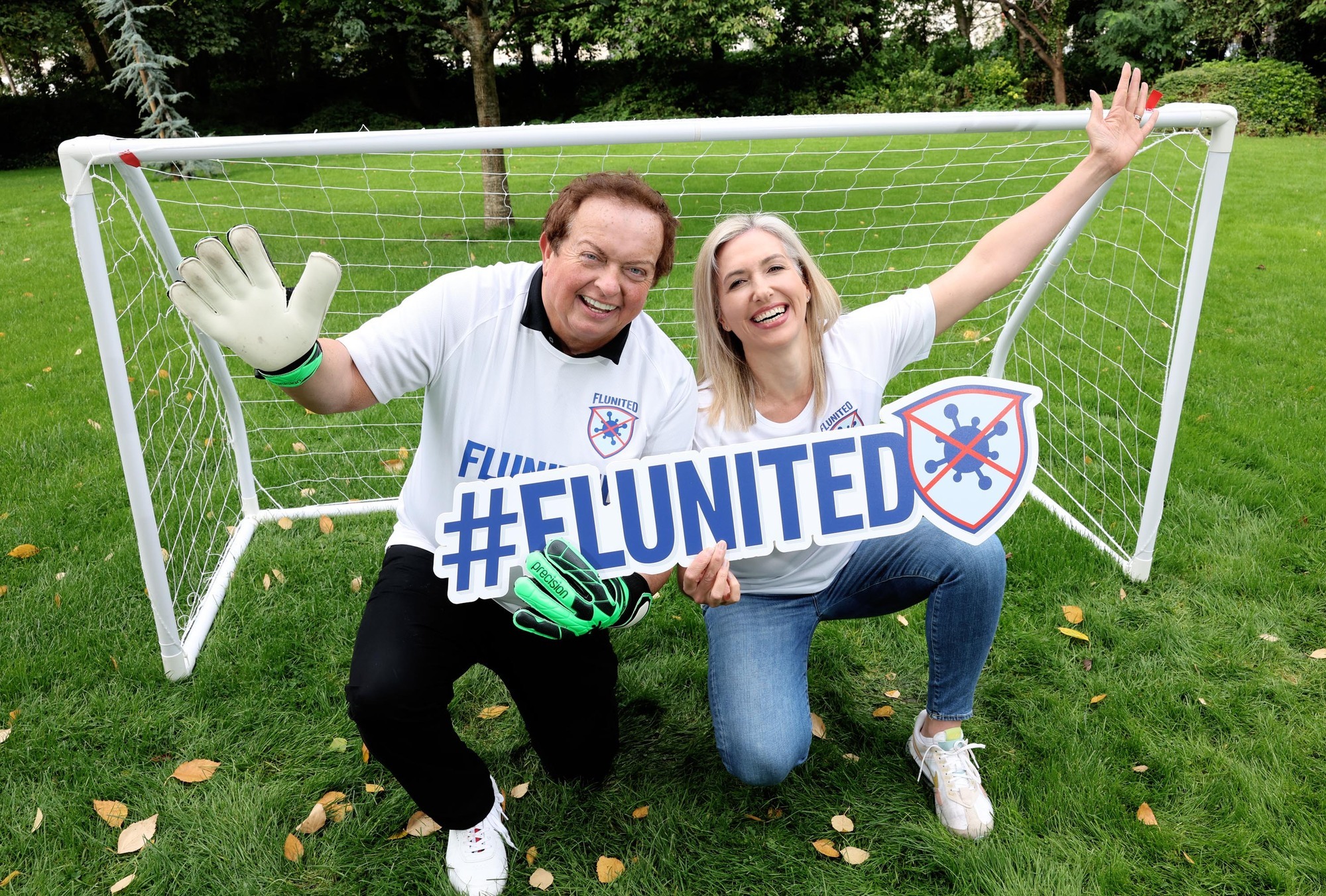 Marty Morrissey and Laura Dowling at the launch of Flunited