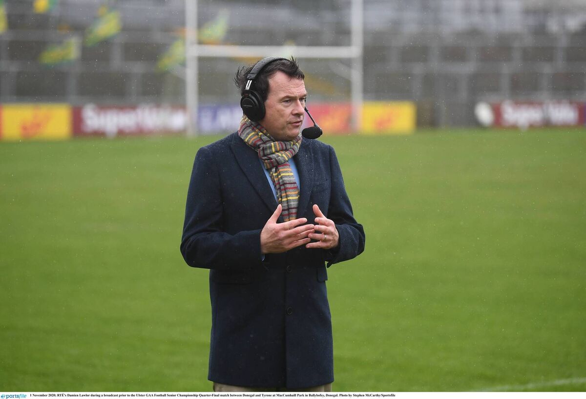 RTÉ's Damian Lawlor. RTÉ's Damian Lawlor.