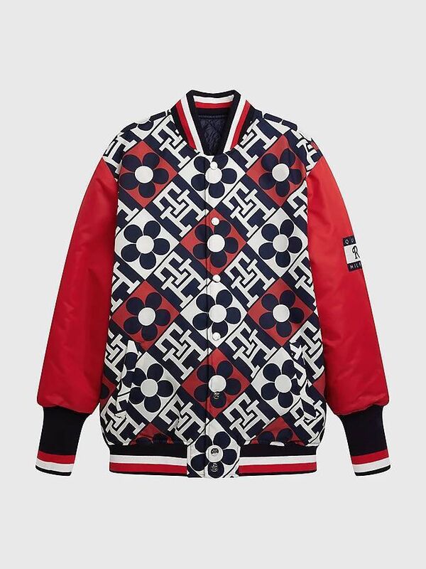 TH X Richard Quinn bomber jacket, Tommy Hilfiger, €690 TH X Richard Quinn bomber jacket, Tommy Hilfiger, €690