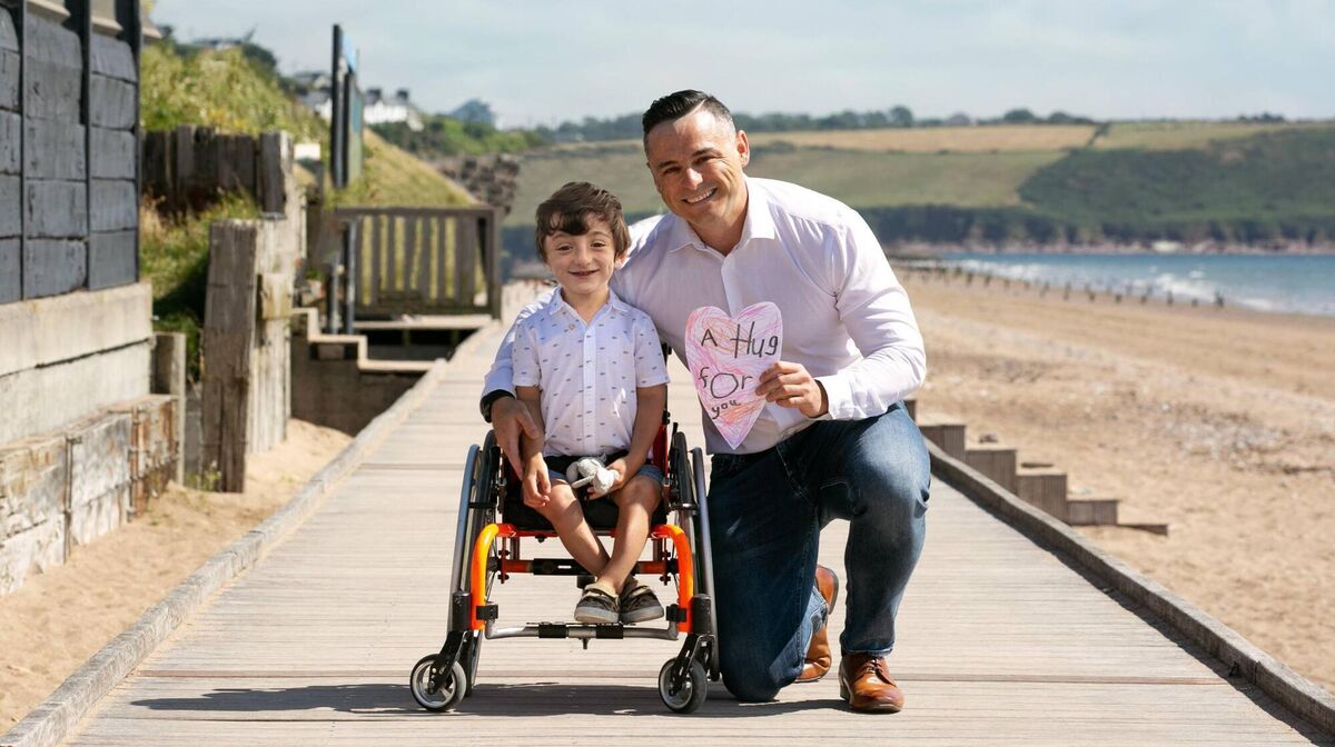 David King with son Adam King David King with son Adam King