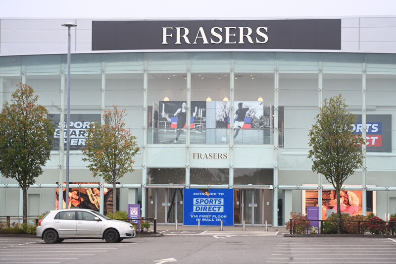 Frasers' fit out is well underway at Mahon Point Shopping Centre, Cork. Pictures: Larry Cummins 