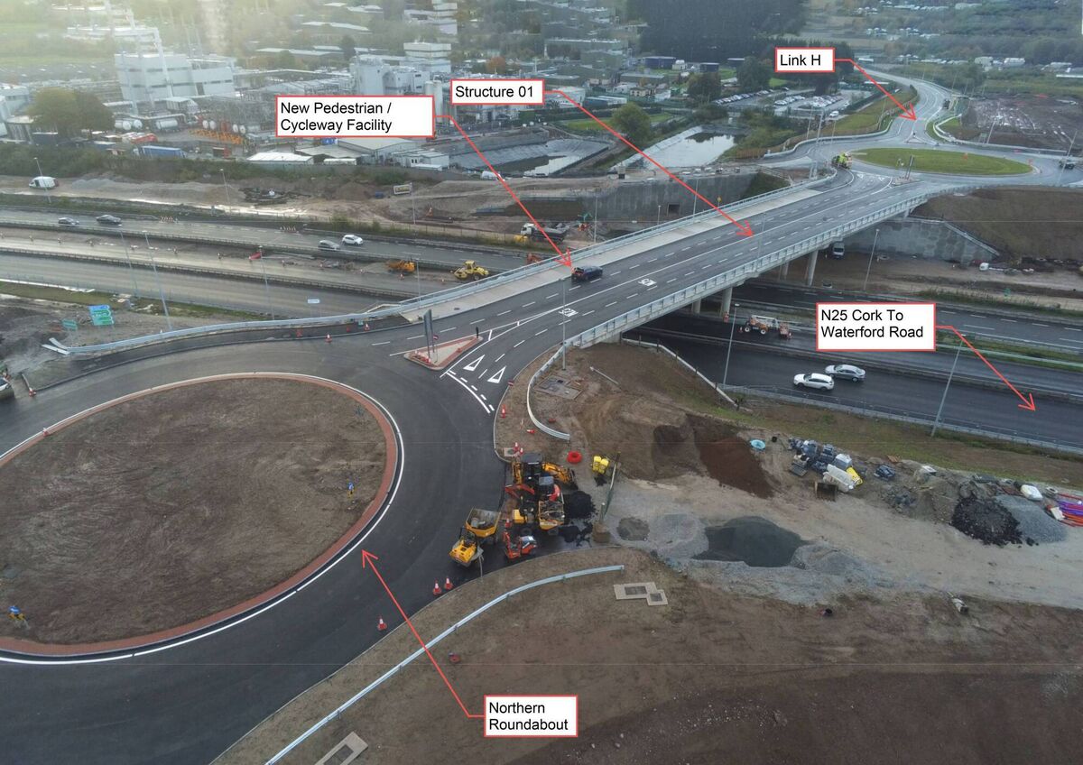 The Dunkettle interchange is one of Ireland's busiest junctions, used by up to 100,000 vehicles a day.