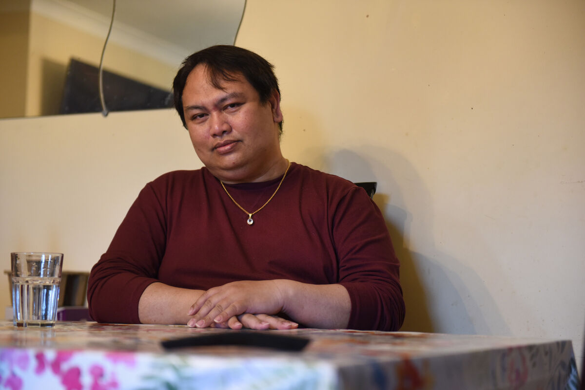  Frederick Guarin who suffers from long Covid after contracting the virus in March 2020. Picture: Moya Nolan