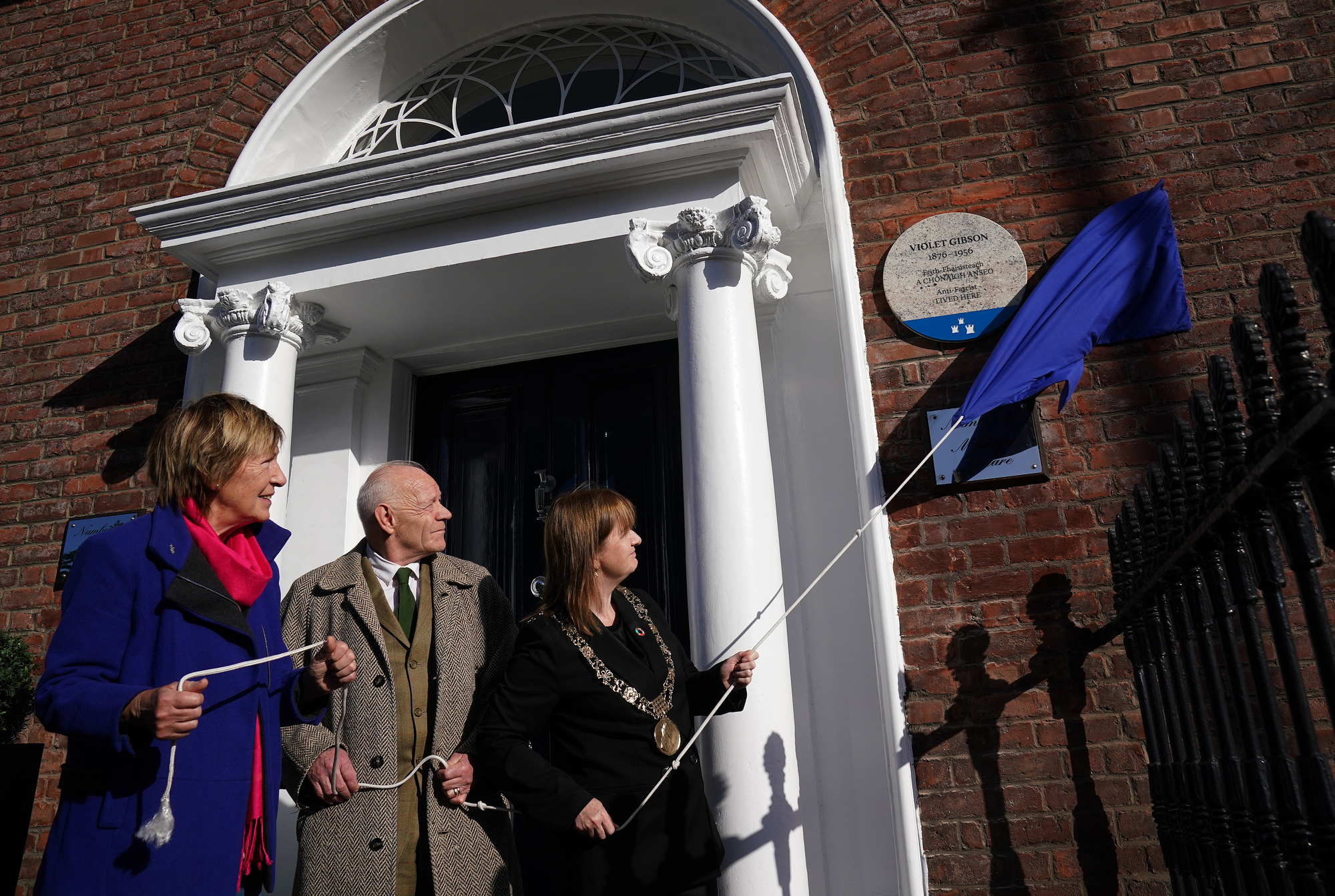 Plaque to Irish woman Violet Gibson, who shot at Mussolini, unveiled in Dublin